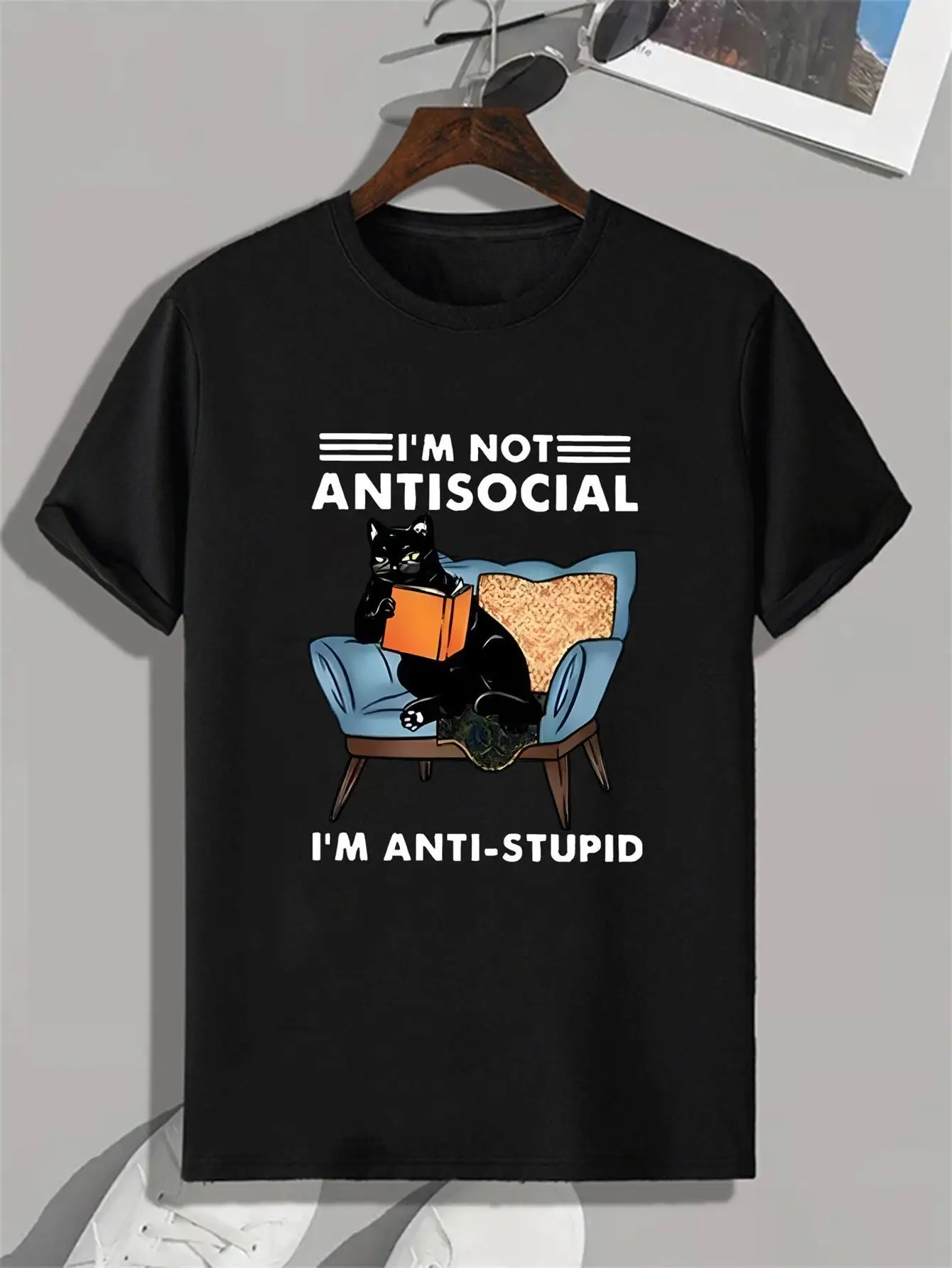 

Futuristic Rock T-Shirt - 100% Cotton, Summer Casual Streetwear Tee