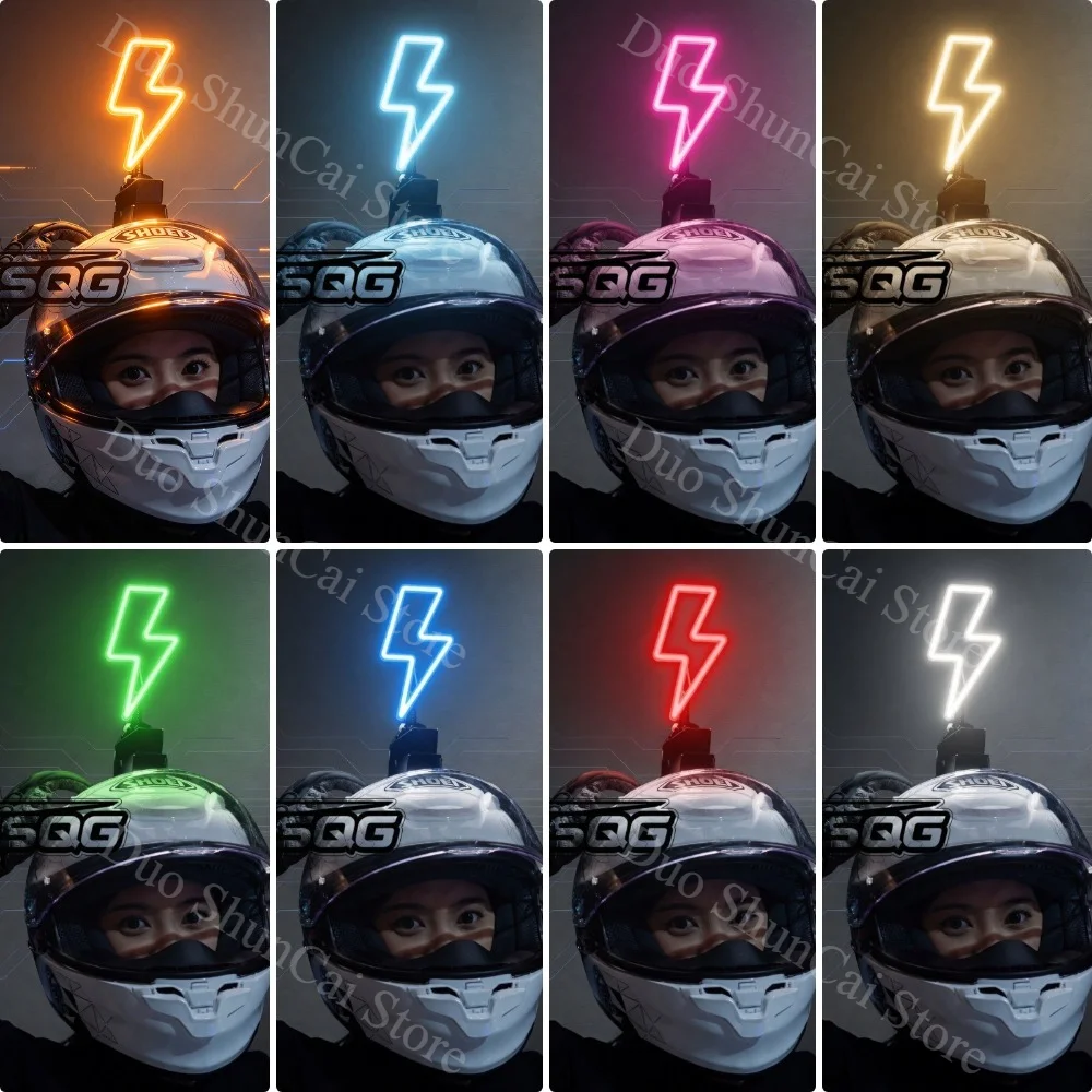 Universal Helmet Luminous Decorative Strip Night Riding Decorative Light Motorcycle Decoration Modification Accessories
