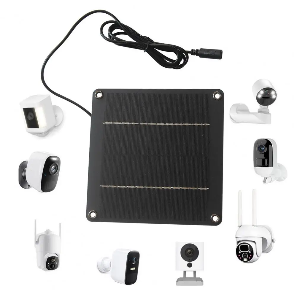 Lightweight Solar Panel 4w 12v Silicon Solar Panel Waterproof Outdoor Garden Light Charger High Efficiency Security Camera Power