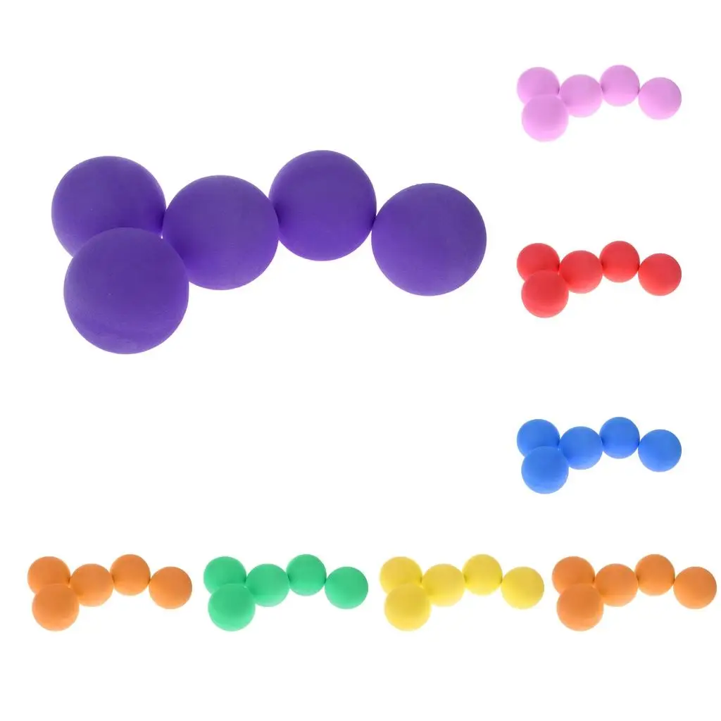 Piłki do odbijania z pianki EVA 2,5 cala Zestaw zabawek z miękkiej pianki, 5 sztuk