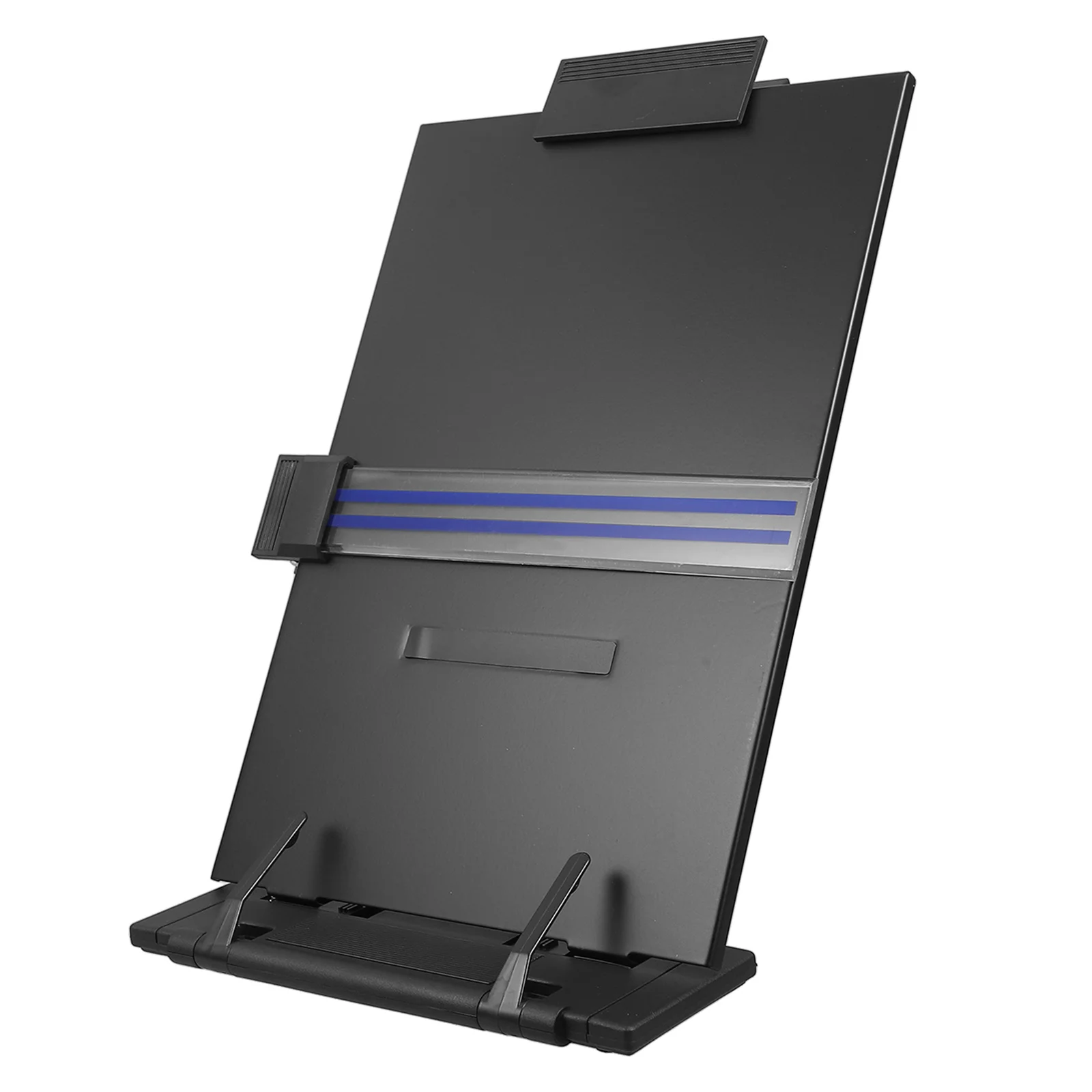 

Adjustable Document Holder Desktop Reading Stand Iron Plastic Paper Holder for Books Magazines Office School Study