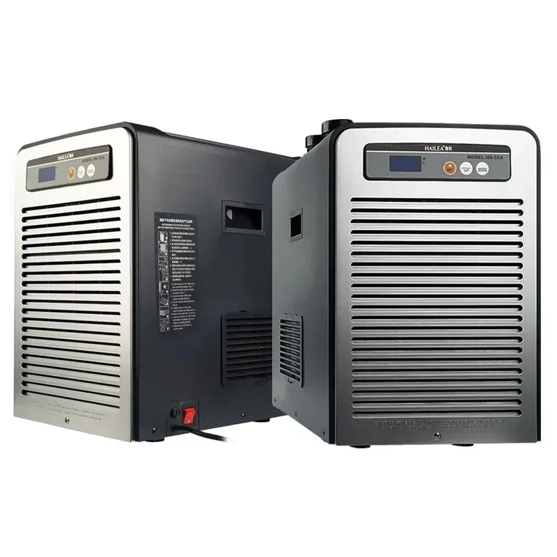 HS سلسلة HS 28A 52A 66A 90A مبرد المياه خزان الأسماك البحرية حوض السمك الشعاب المرجانية الزراعة المائية بركة ترموستات مبرد مياه الطاقة #4