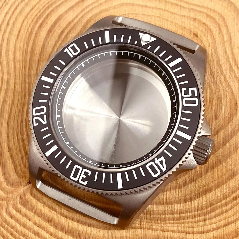 Titanium NH35A Diver Watch Case Tactical Frog Automatic 42mm for NH36 NH38 ETA2824 PT5000 200m Waterproof Sapphire No allergic