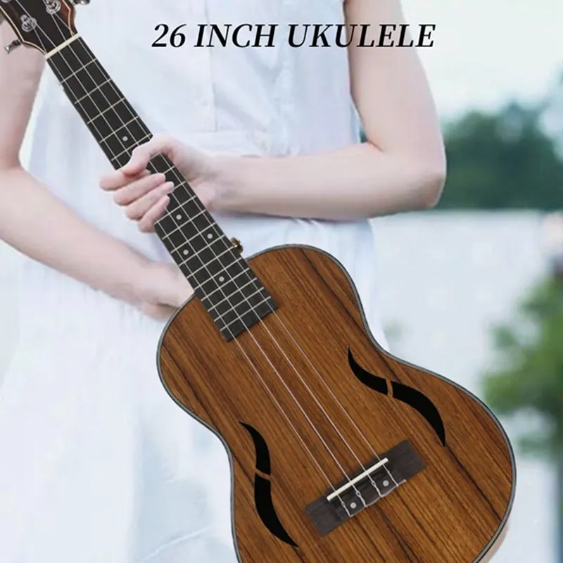 Irin Tenor Ukulele 26 นิ้วไม้วอลนัท 18 Fret กีตาร์อะคูสติก Ukelele Mahogany Fingerboard คอฮาวาย 4 String กีต้าร์