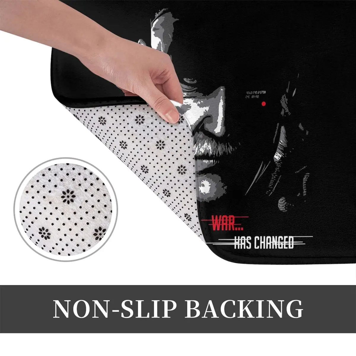 War Has Changed Metal Gear Solid Game Non-slip Doormat Floor Mat Carpet Rug for Kitchen Entrance Home Balcony Footpad Mats