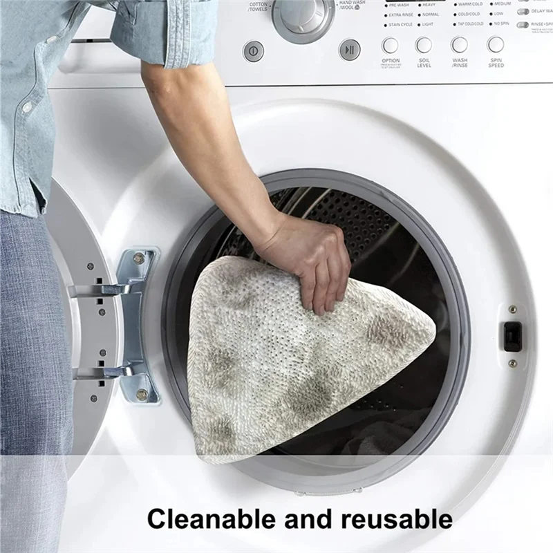 B98A-For VILEDA Replacement Covers For Steam Cleaner, Microfiber Replacement Cloth, Mop