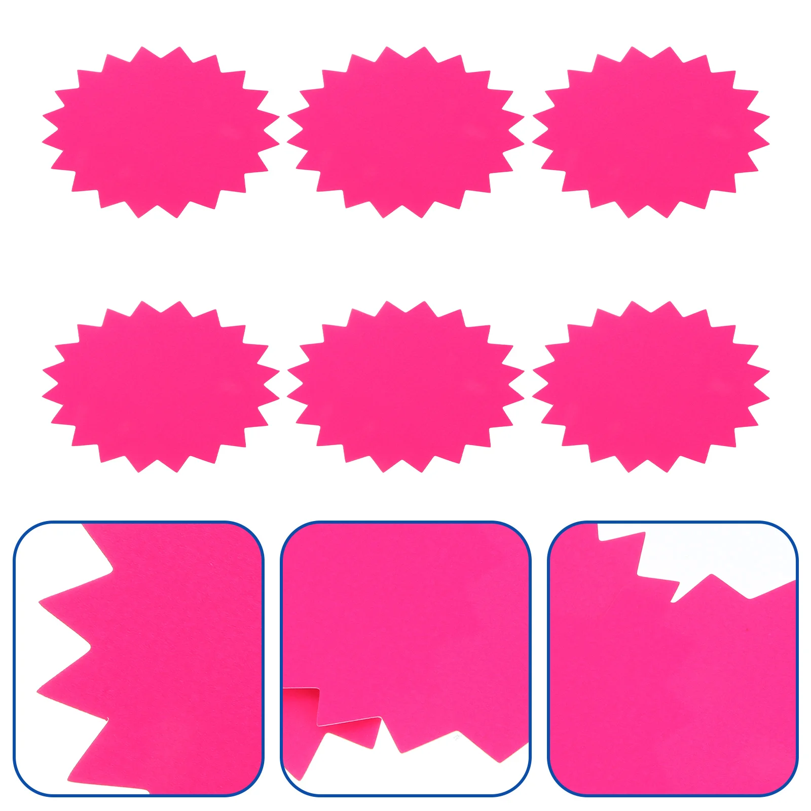 100 Sheets Pop Advertising Paper Neon Light Sign Signs Commodity Price Fluorescent Tags Creative Labels