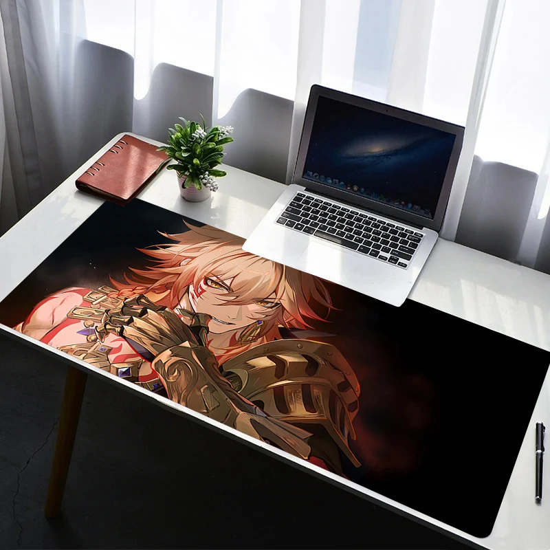 Mouse Pad Laptop Rubber Extended Desktop Mat Honkai Star Rail Mydei Computer Gamer Mousepad PC Gaming Accessories Keyboard Pad