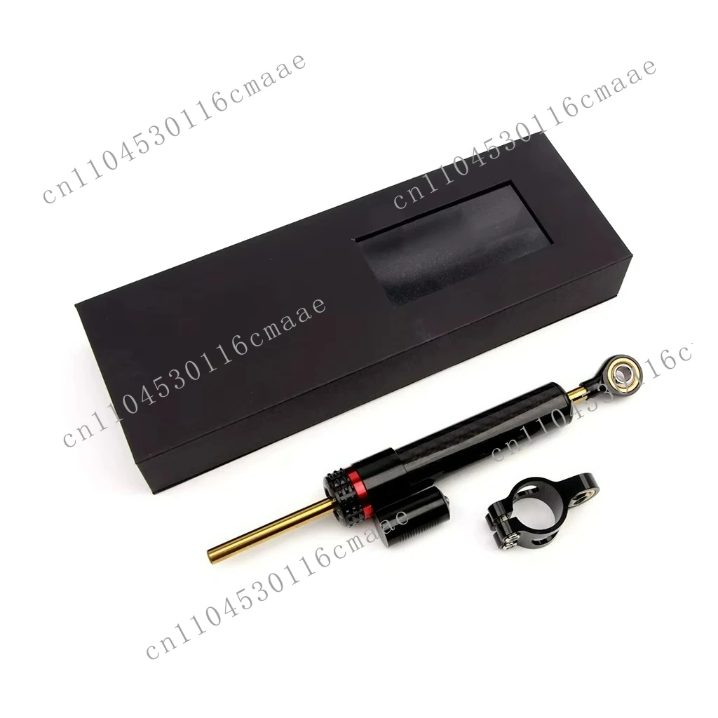 For Fiber Textured Motorcycles Adjustable Shock Absorbers Steering Stabilizers 252mm 342mm Steering Stabilizers