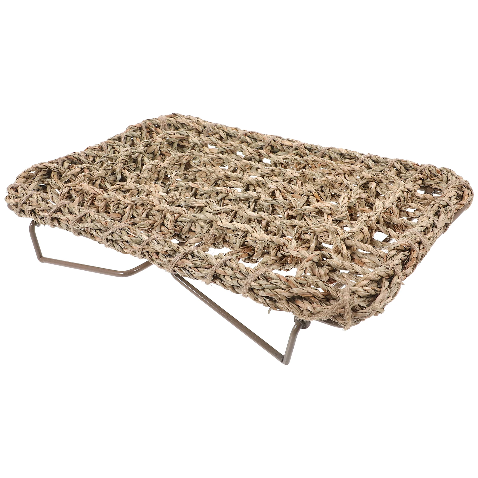 

Reptile Lounger 28.5x20 Woven Iron Frame for Reptile Supplies Lizard Sleeping Nest Rest Plaything Pet Supplies Accessories