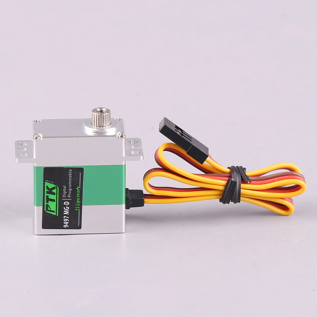 PTK 9497 MG-D 20g Digital Servo Metal Gear Programmable for RC Helicopter RC Car Air Model 2S Lipo Ready Size Servo