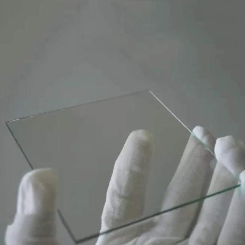 12PCS/BOX FTO Coated Glass for Lab Use FTO Conductive Glass 100×100×2.2mm, 14-16 Ω/sq, 83% Transmittance