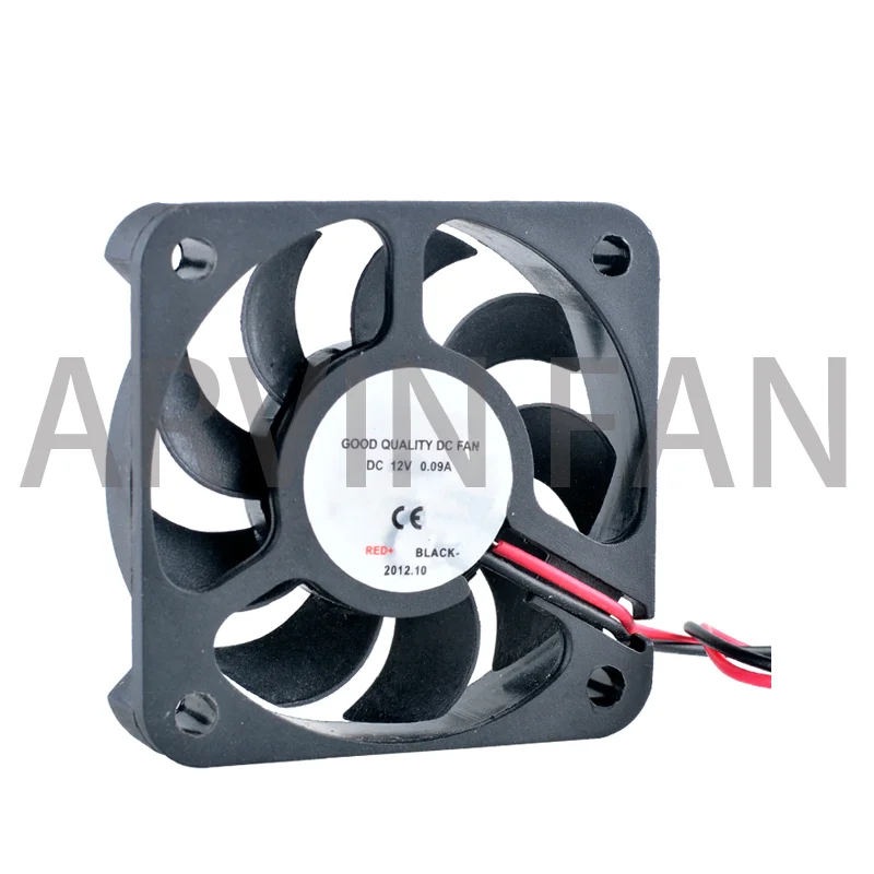 RSH5010 5cm 50mm Fan 50x50x10mm DC12V 0.09A 2lines 4500rpm Axial Flow Fan Cooler Cooling Fan For Power Charger Humidifier