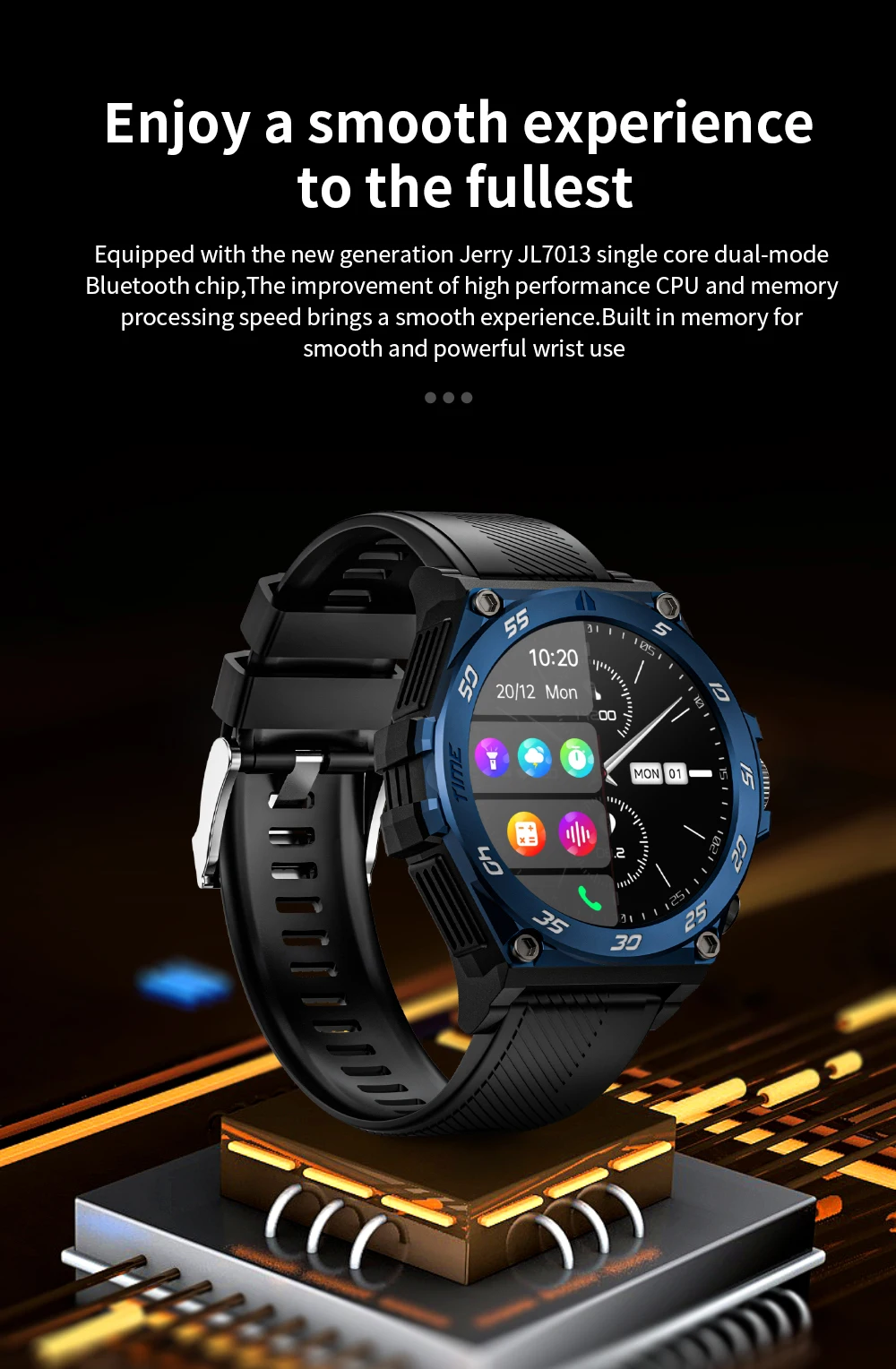 1.5Inch Amoled Lc18 Reloj Smartwatch Voor Mannen Sport 2 In 1 Draadloze Smart Watch Met Oordopjes Headset 400Mah Batterij