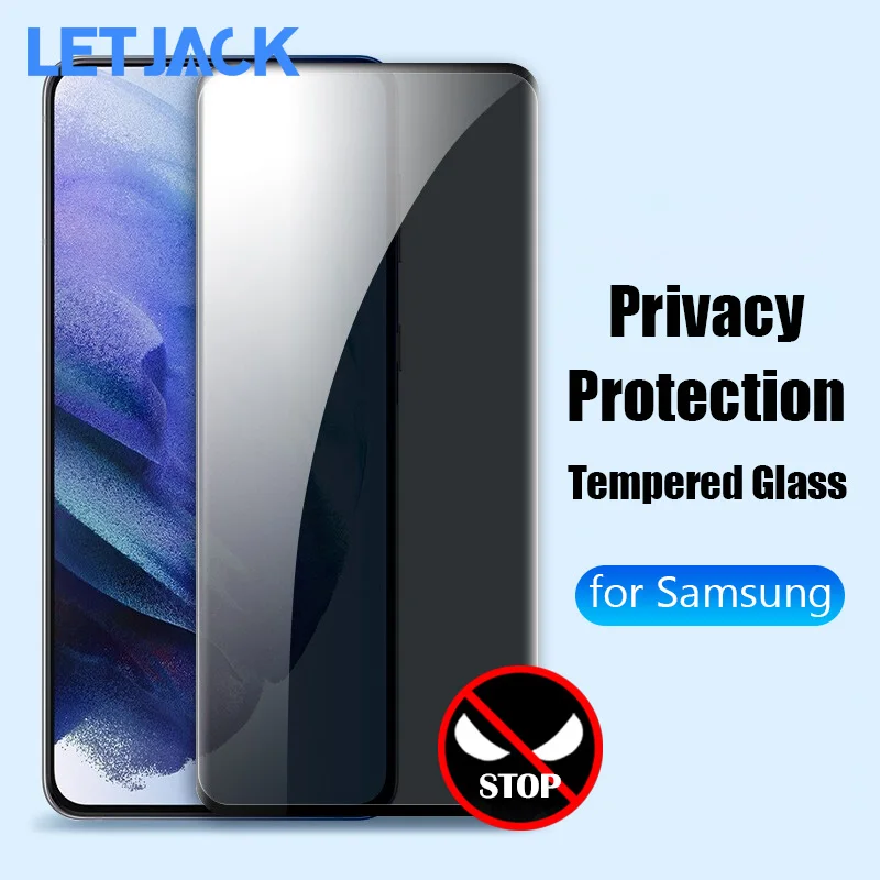 

Anti Spy Screen Protector for Samsung Galaxy A22 A32 4G 5G A40 A52 A72 F41 F62 M21 M31 M51 Note 20 S20 S21 Plus Ultra Full Cover