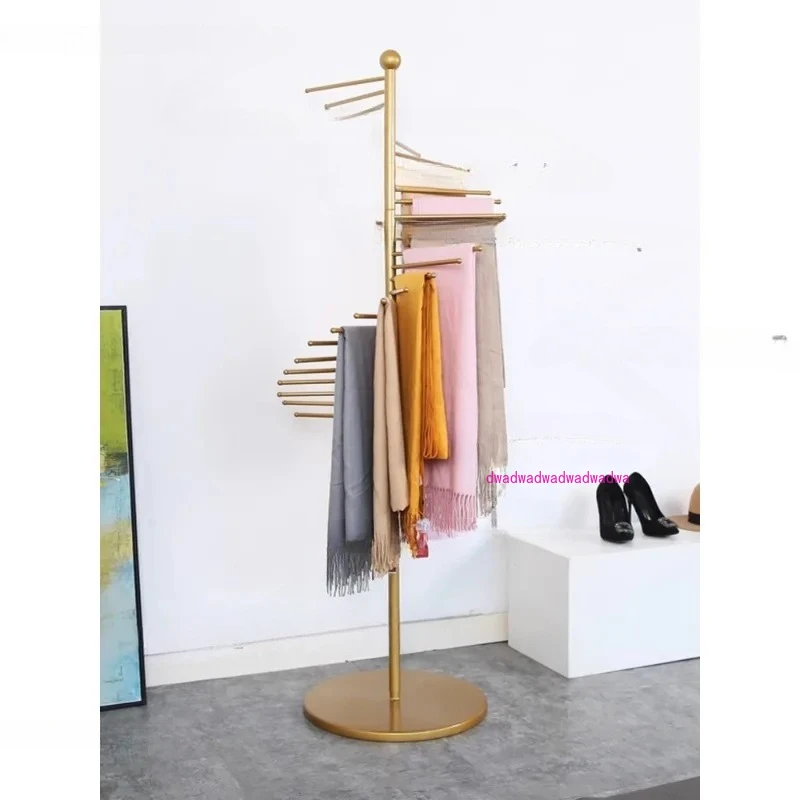 

Wrought Iron Floor Silk Scarf Rack Hanging scarf rack Display RAck Belt Hanging Bag RaCk Shelf