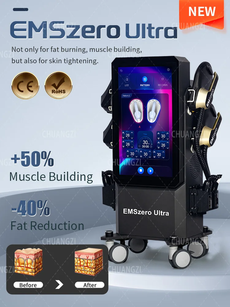 Emszero Ultra Pro 6500w EMS Electromagnetic Machines Professional NEO Stimulate Portable Body Slimming Nova Rf Muscle