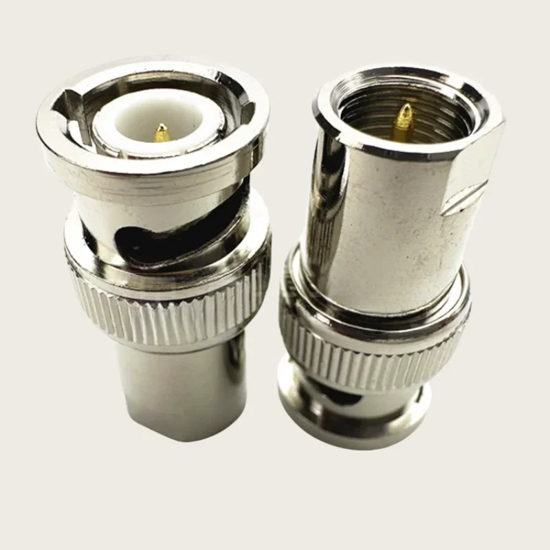 2pcs /LOT Coaxial connector Q9 BNC Male to FME Male RF adapter 50ohm