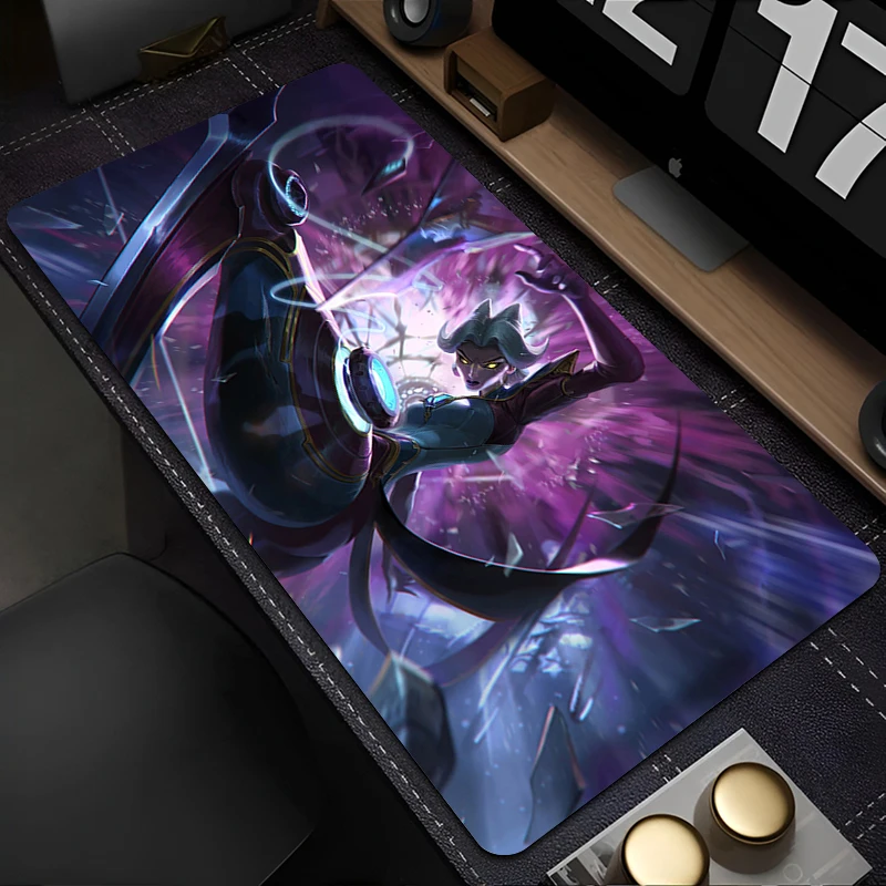 

Camille League of Legends Mouse Pad Laptop Anime Girl Mousepad Gaming Accessories Keyboard Rug PC New Non Slip Extended Desk Mat