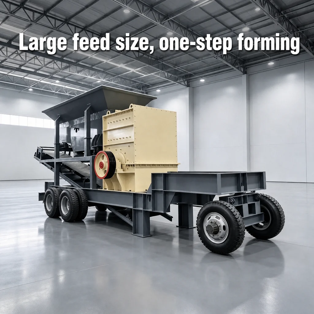Seamless-Integration Portable Box-type Crusher for Existing Production Line