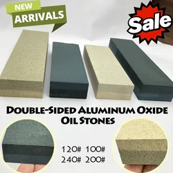 Aluminum Oxide Oil Stones Professional Knife Sharpening Whetstone Kitchen Knives Blade Sharpener Woodwork Grindstone Tools Gifts