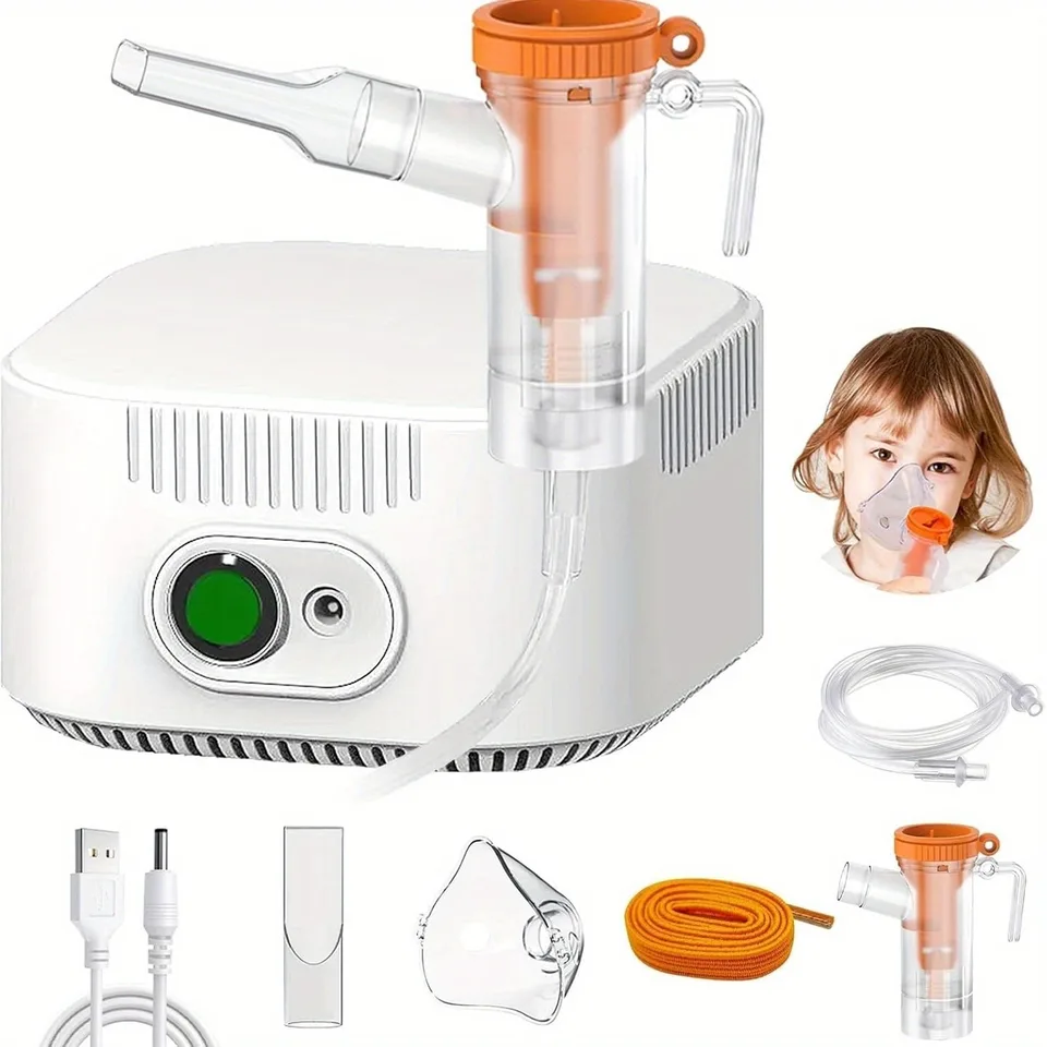 Portable Silent Nebulizer Inhalation Device Set