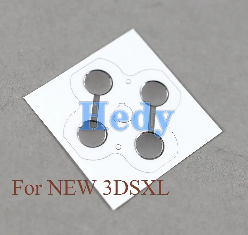 5 peças para novo 3dsxl para novo 3ds xl 2015 versão filme condutor de metal botão abxy placa pcb adesivo de alta qualidade
