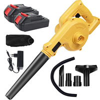 2 In 1 Cordless Electric Air Blower & Suction Vacuum Handheld Leaf Blower Snow Sweeper Dust Collector For Makita 18V Battery