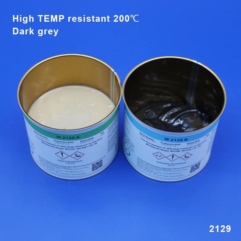 

Wellmid 2129 Two Component Epoxy Adhesive High strength Good toughness High temperature resistance up to 200℃ For bonding metal