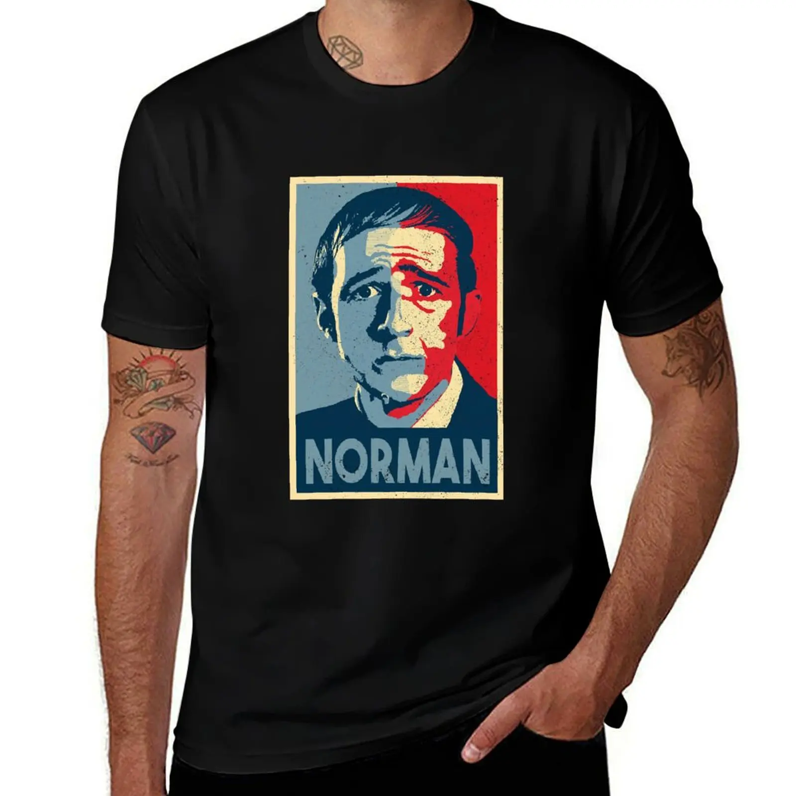 Norman Gunston Hope (design vieilli) T-shirt décontracté à manches courtes