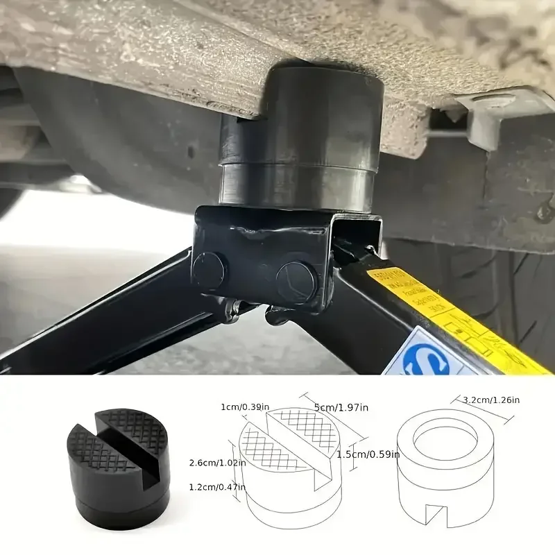

1/2pcs Car Lift Jack Stand Rubber Pads Accessories Universal Car Disassembly Tool Car Repair Lifting