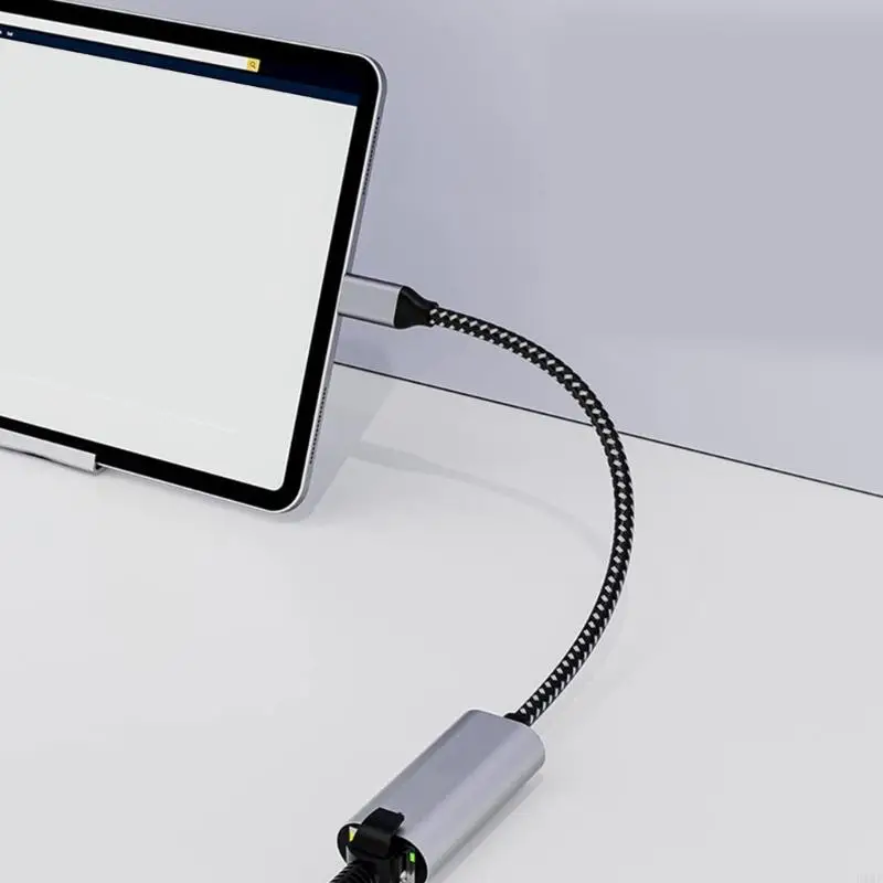 Adaptador USB-C a Ethernet Gigabit RJ45 – Red táctica de campo - imagen 2