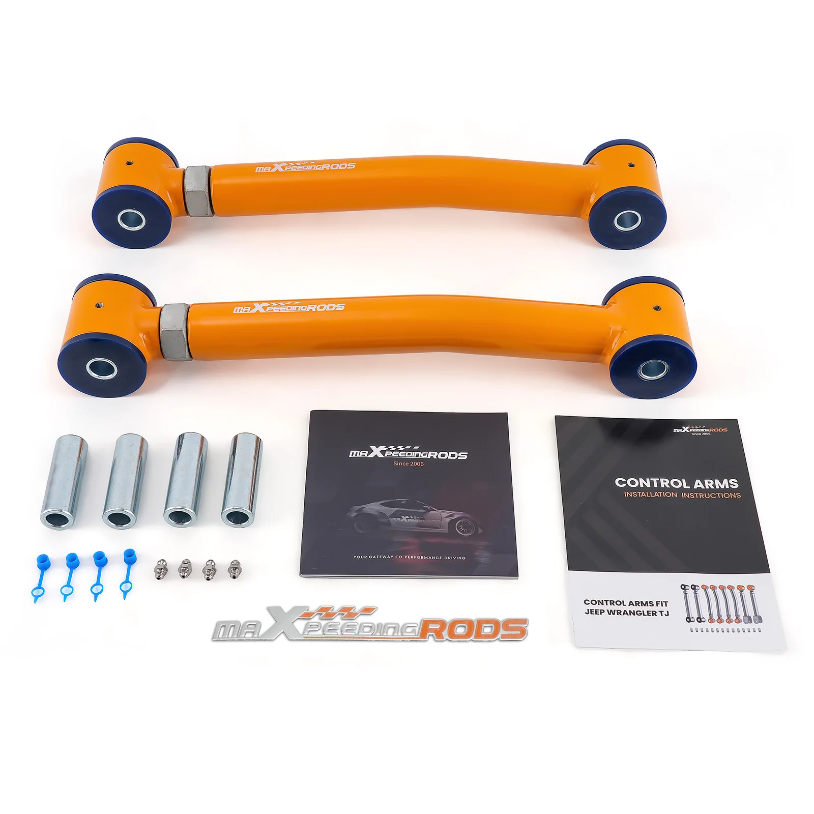Front Lower Gold/gray Control Arms Suspension For Jeep Grand Cherokee ZJ 1993-1998 Cherokee XJ 1984-2001 Wrangler TJ 1997-2006
