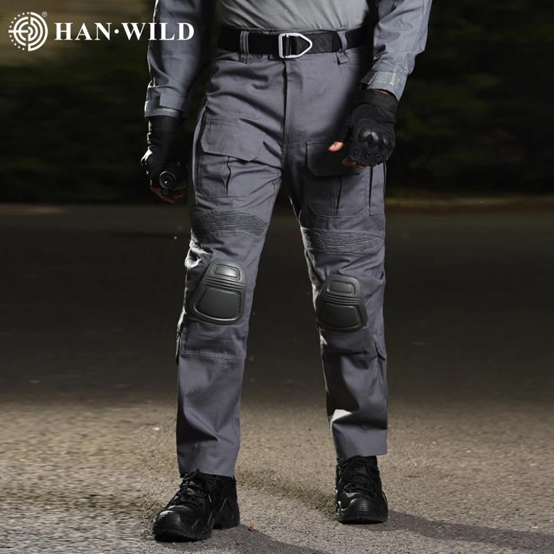 

Tactical Men Cargo Pants Outdoor Work Wear-resistant Combat Pant Hunting Hiking Joggers Multi-Pocket Trousers