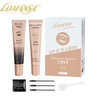 Lomansa nuevo Kit de Color de pestañas Kit de tinte de cejas de pestañas potenciador de cejas máscara elevador tinte tatuaje ojos herramientas de maquillaje