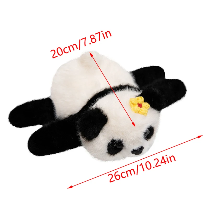 Flor panda clap círculo brinquedos tapa snap envoltório pulseira de pelúcia animal mão anel diversão pop círculos crianças presente aniversário