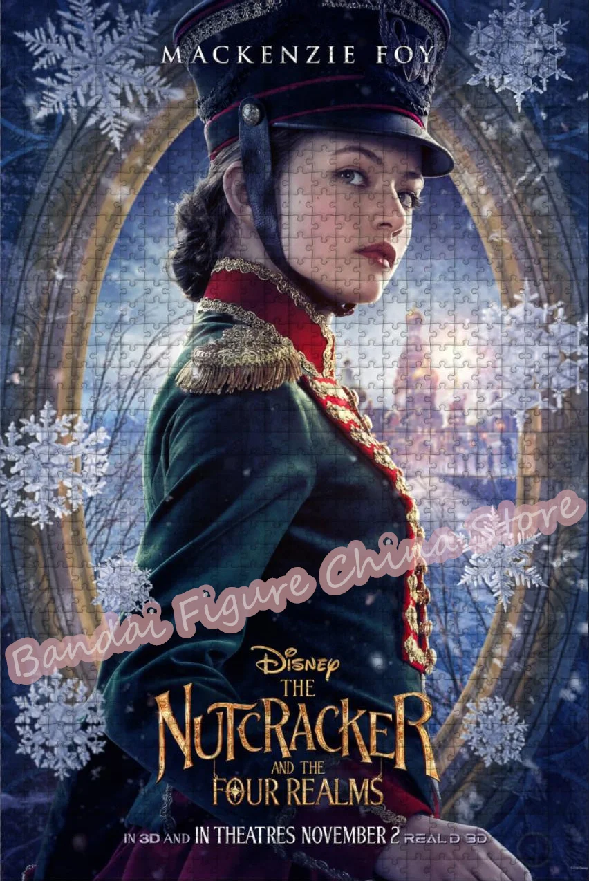 Disney Stress Relief Jigsaw Puzzles The Nutcracker and The Four Realms Cartoon Print Puzzle Kids Educational Intelligence Toys