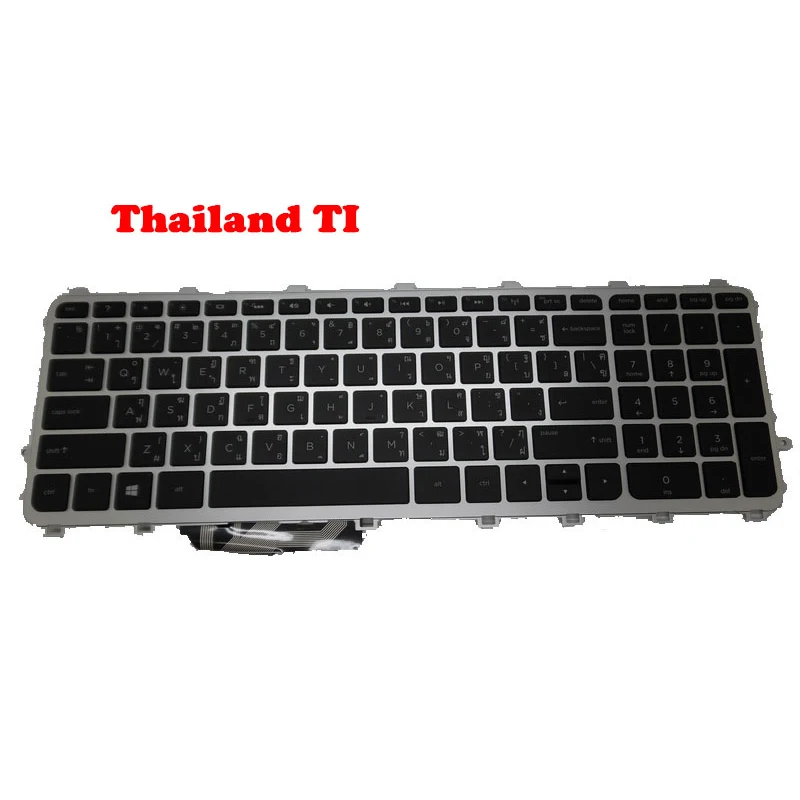 Laptop Keyboard For HP For ENVY 15-J000 With Silver Frame with backlit 711505-291  Japanese JP/Thailand TI/Turkey TR