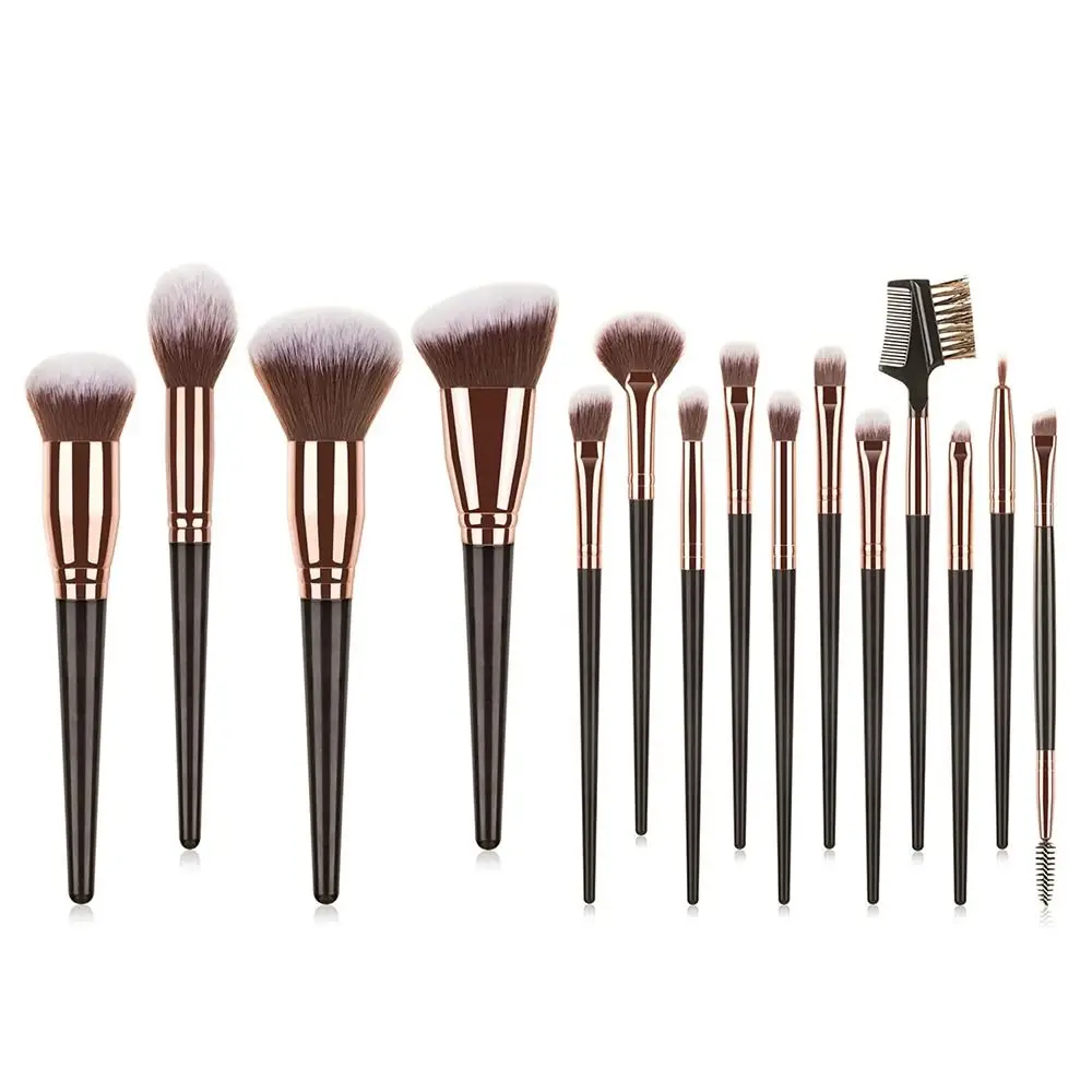 7/15Pcs 컨실러 가부키 메이크업 브러쉬 세트 형광펜 소프트 파우더 블렌딩 브러쉬 합성 머리 푹신한