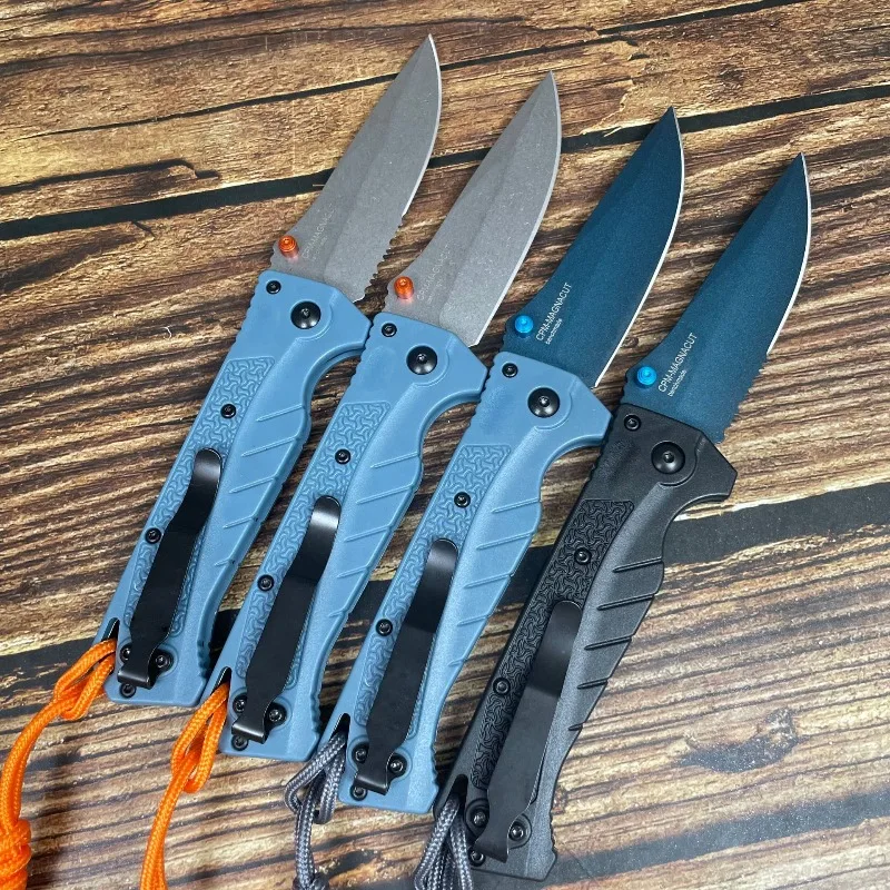 New BM 18060 Knife Carbon Fiber G10 Handle Camping Multi purpose Portable Pocket Survival Fruit Knives EDC Multitools