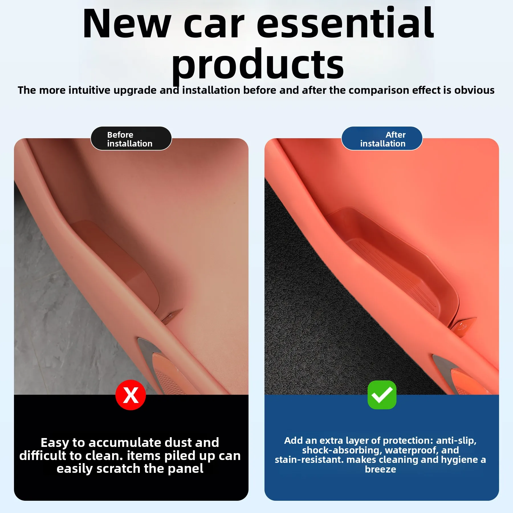 

Для Lynk & Co 900 2025 2026, коврик для хранения дверей автомобиля, TPE, водонепроницаемый защитный коврик для передней и задней двери, аксессуары для интерьера