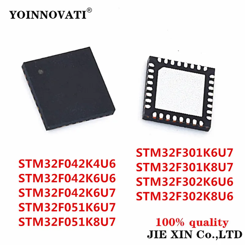 STM32F042K4U6 STM32F042K6U6 STM32F042K6U7 STM32F051K6U7 STM32F051K8U7 STM32F301K6U7 STM32F301K8U7 STM32F302K6U6 STM32F302K8U6 IC