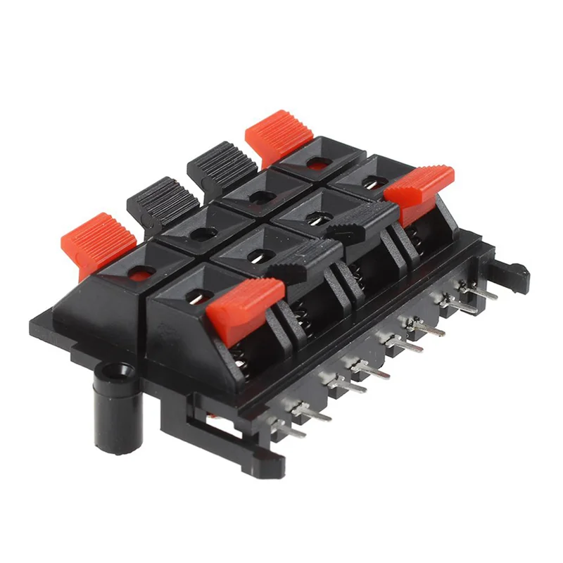 ABMF-12Pcs 64X40x20mm 8 مواضع دفع في جاك محطات مكبر الصوت تحميل الربيع