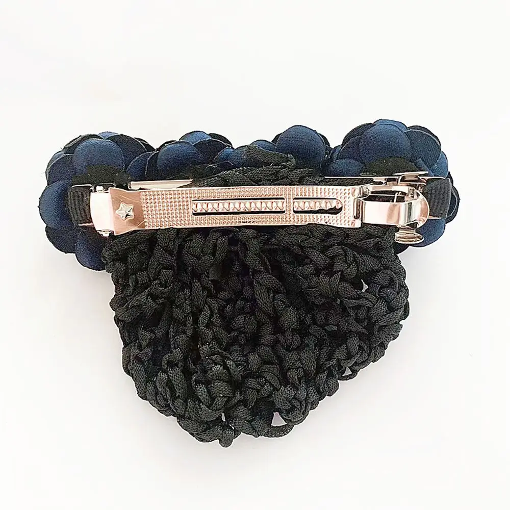 

Net Mother's Day Gift Nurses Gift For Mom Bank Staff Rose Spring Clip Women Hairpin Korean Style Headdress Flower Bun Net Snood