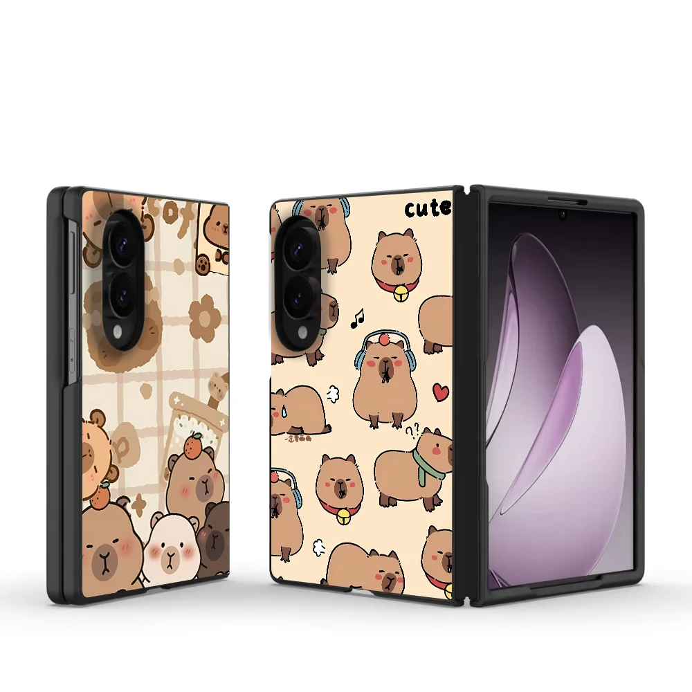 Cartoon Capybara Phone Case for Samsung Galaxy ZFold Wide ZFold8 Z Fold 8 Z Fold8 Wide Shell