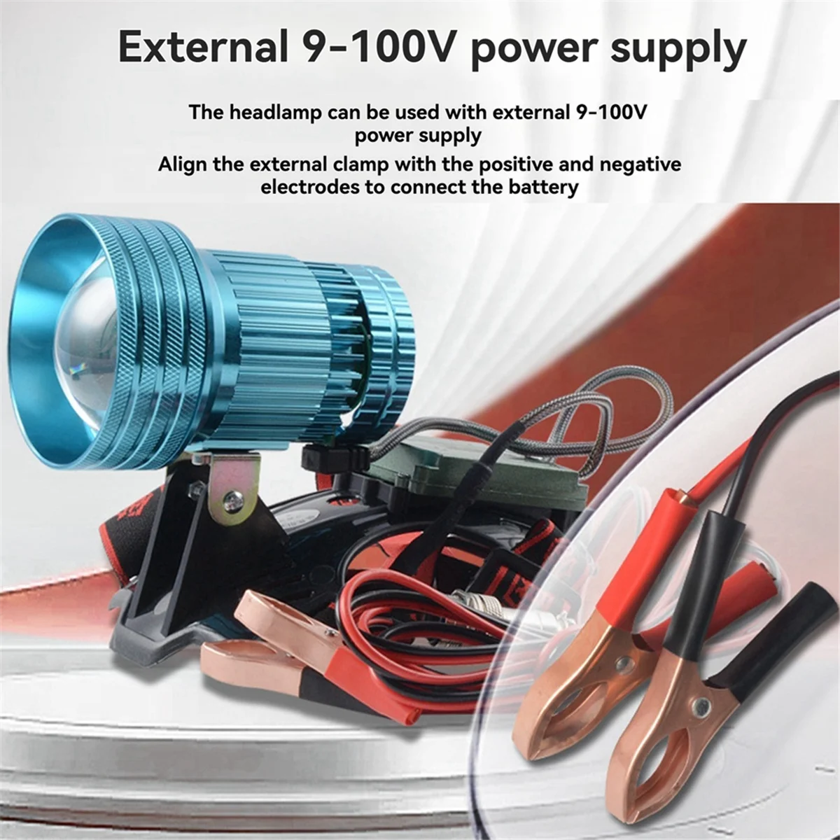 RIRI LED زوومابلي ضوء قوي تلسكوبي الأضواء طويلة المدى الأضواء في الهواء الطلق الأسود حفرة ليلة الصيد البحر التعدين مصباح