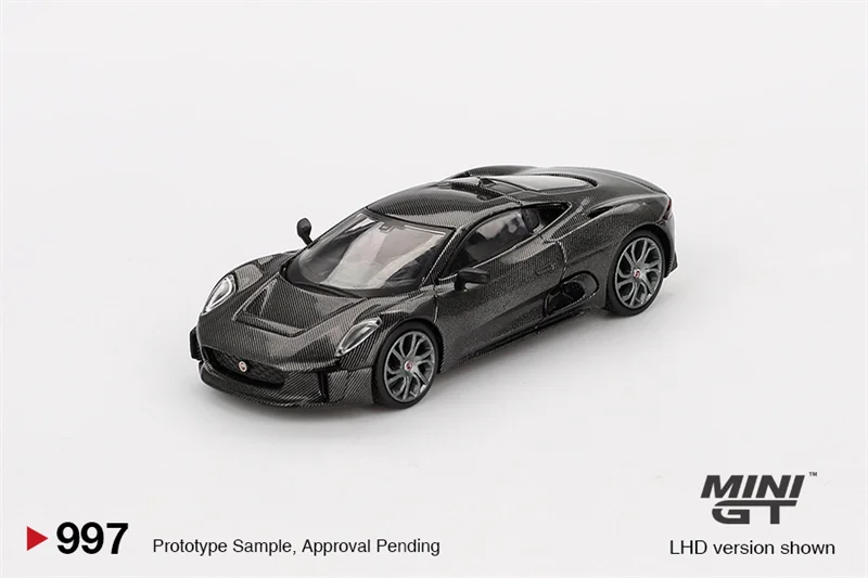 

MINI GT 1:64 C-X75 Test Car Black Diecast Model Car
