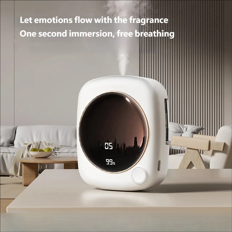 Automatic Aromatherapy Diffuser Machine Air Fragrance Air Freshener Humidifier Aroma Essential Oil Dispenser for Toilet Bathroom view 6