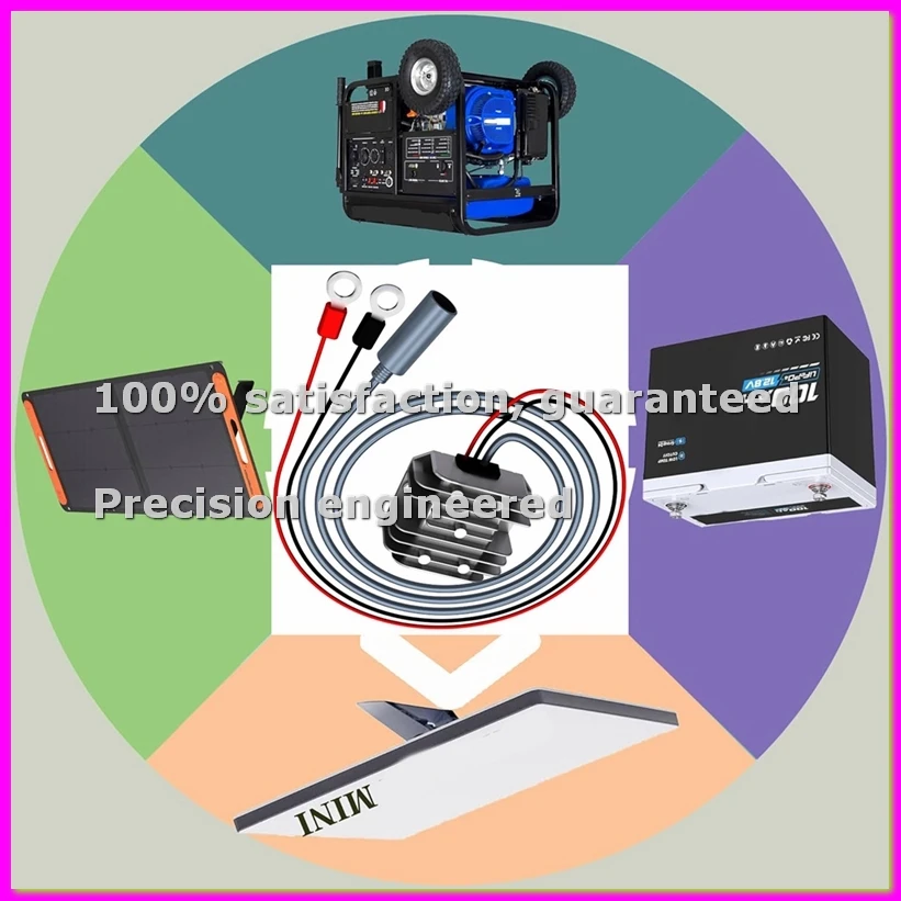 For Mini 12V Adapter-12V/24V to 48V Input Battery Modification Boost Converter Output Waterproof DC Female Port-ABLA
