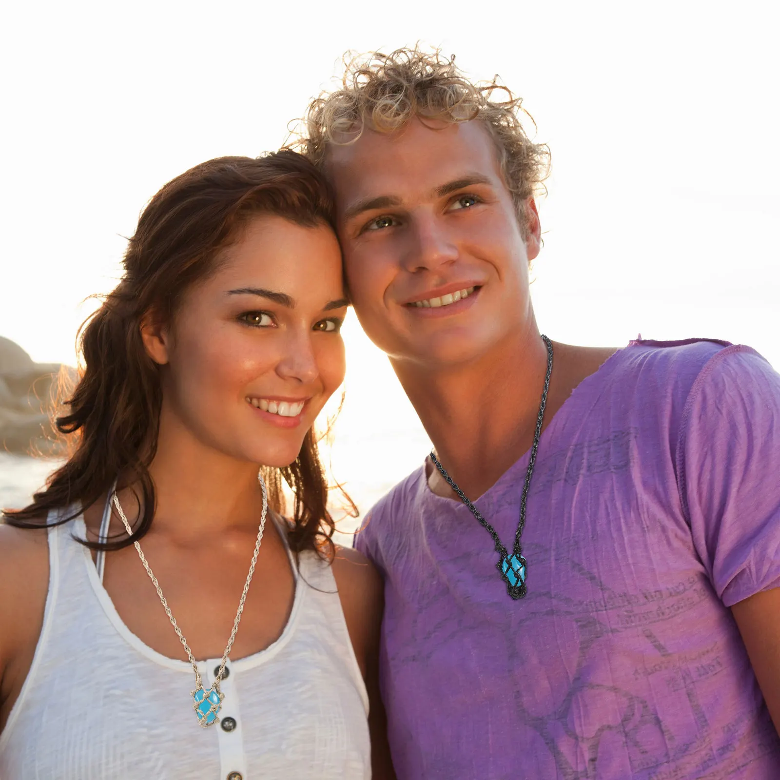 3 قطع الدانتيل الأزياء القديمة قلادة المنسوجة حبل مضفر قفص لسلسلة مجوهرات الأحجار الكريمة